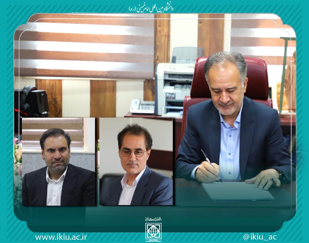 انتصاب سرپرستان معاونت توسعه، مدیریت منابع انسانی و پشتیبانی و مدیریت فنی و نظارت بر طرح های عمرانی دانشگاه