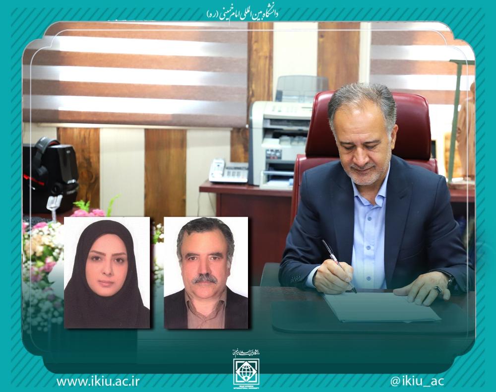 انتصاب مشاوران سرپرست دانشگاه در " امور ایثارگران" و "امور زنان و خانواده"