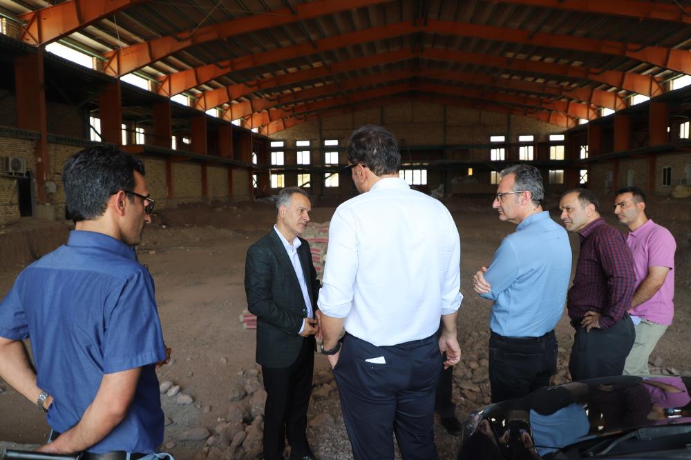 بازدید رئیس دانشگاه از پروژه‌های عمرانی دانشگاه 