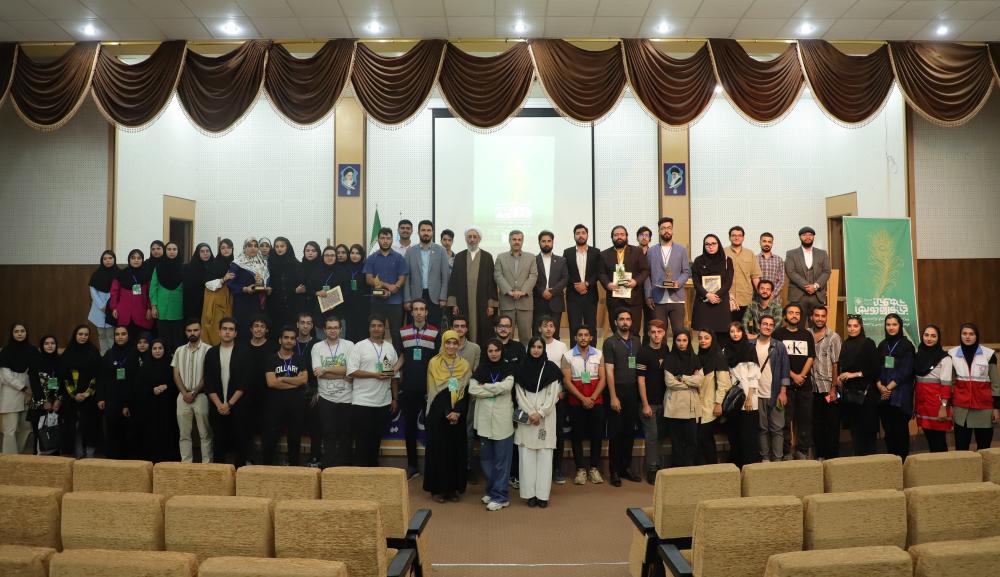 ششمین جشنواره درون دانشگاهی رویش با تجلیل از کانون‌های برتر دانشگاه  به پایان رسید