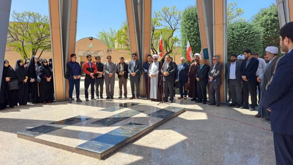 تجمع دانشگاهیان دانشگاه بین‌المللی امام‌خمینی(ره) در حمایت از مجاهدت سربازان سپاه اسلام در پاسخ به رژیم صهیونیستی