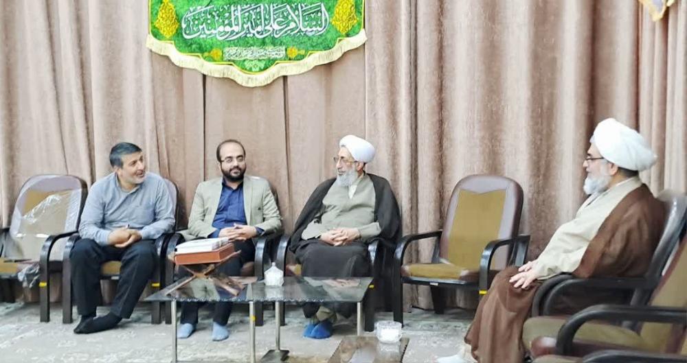 دیدار ریاست دفتر نهاد مقام معظم رهبری دانشگاه با امام جمعه شهرستان الوند