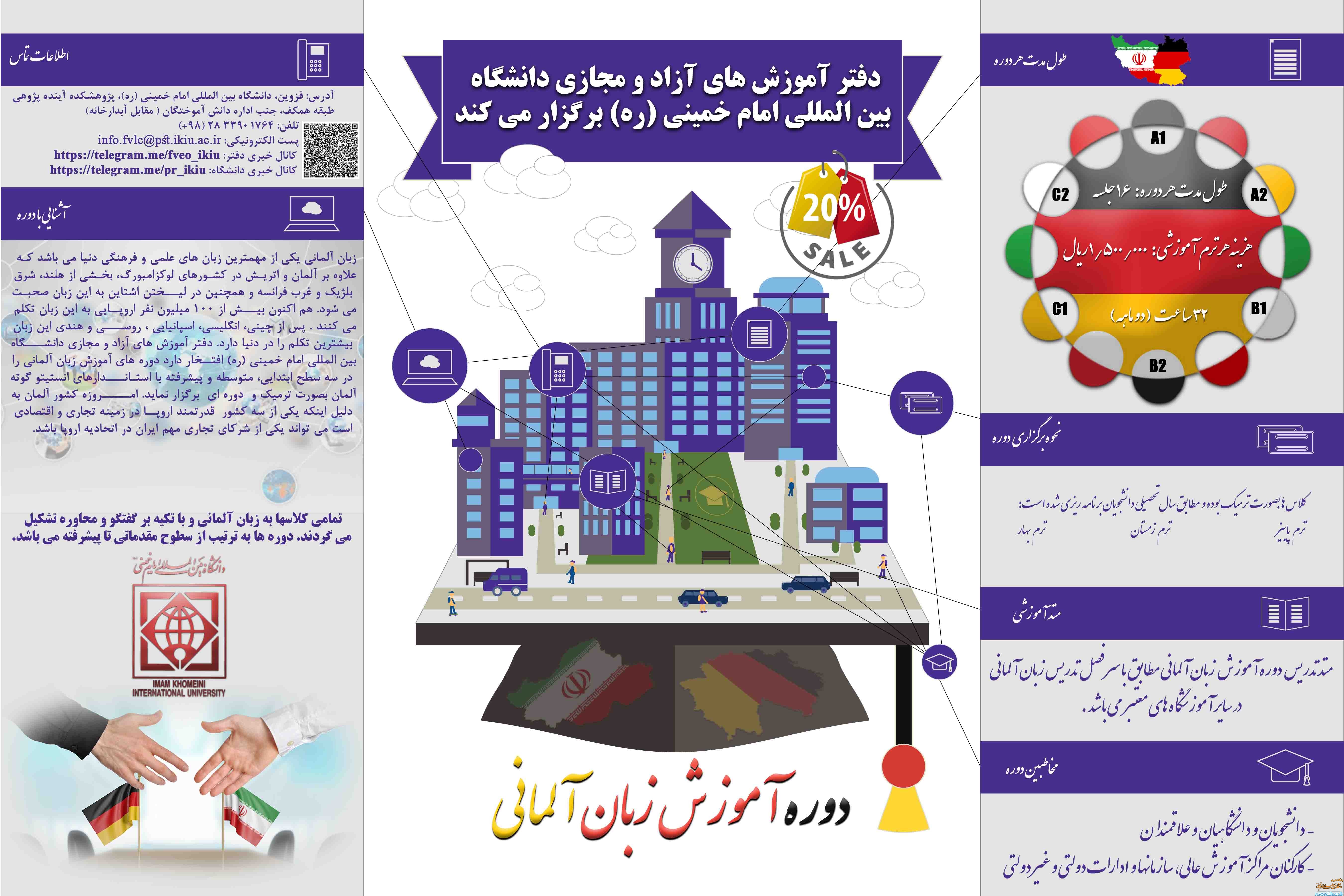 برگزاری دوره آموزش زبان آلمـــــانی در دانشگاه