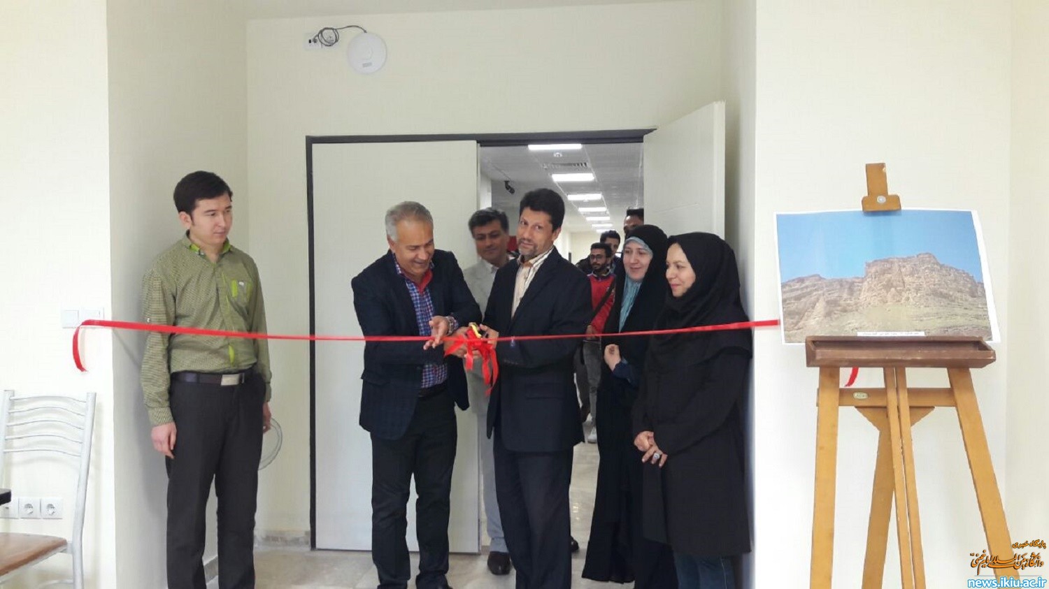 افتتاح نمایشگاه عکس انجمن علمی زمین شناسی دانشکده علوم پایه